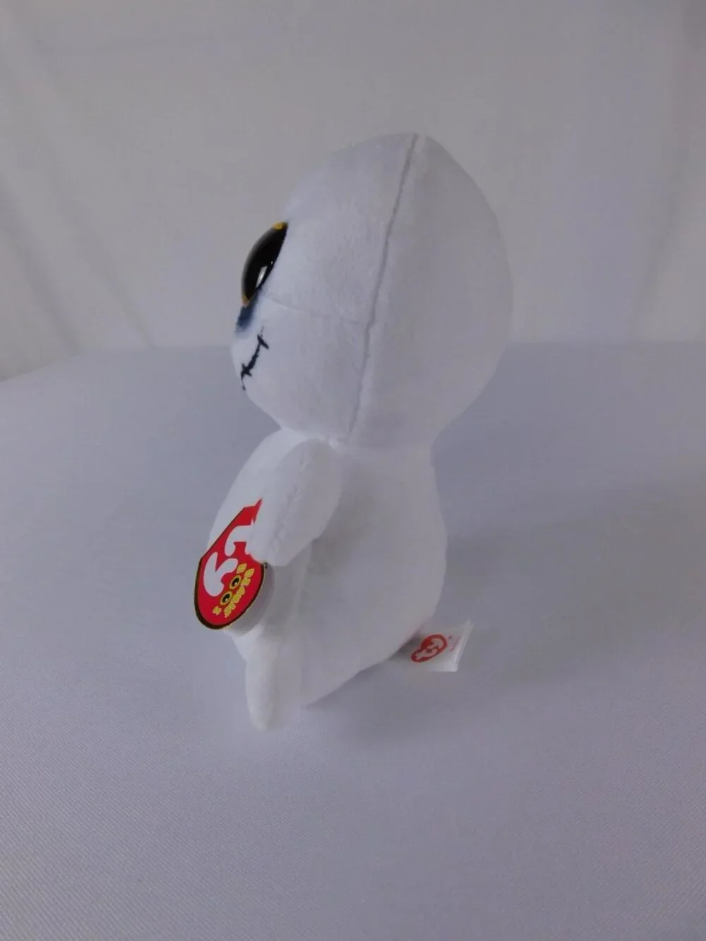 Ty Beanie Boos Spike White Ghost Plush Small Halloween Stuffed Toy Washable